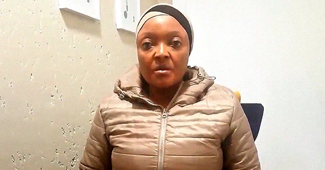 Gosiame Sithole, 37, pictured in a Twitter video. | Photo: Twitter/pietrampedi